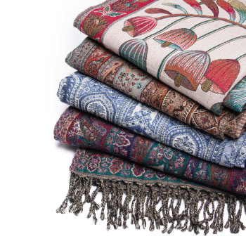 Qualit�ts-Stoffe online kaufen - Wolljacquard-Plaids