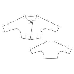 04-577 Walkj�ckchen, Fertigschnitt / Schnittbogen, Walk-J�ck...