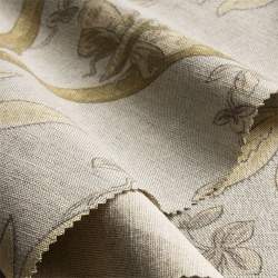 Acacia and Butterflies shadow, Leinwandgewebe Stoff, beige, ...