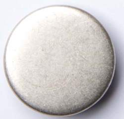 Admiral Alt-Silber 23 mm, Metall-Knopf, Runder Metallknopf i...