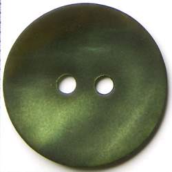 Agoya oliv 18 mm, Perlmutt-Knopf, oliv-gr�n, Agoya gef�rbt u...