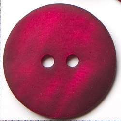 Agoya rot 18 mm, Perlmutt-Knopf, Agoya gef�rbt und beschicht...