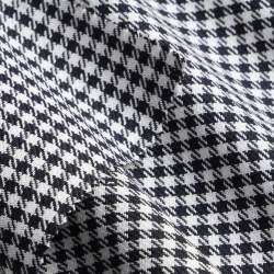 Aidara, Restst�ck 150 cm, Pepita & Hahnentritt Stoff, schwar...