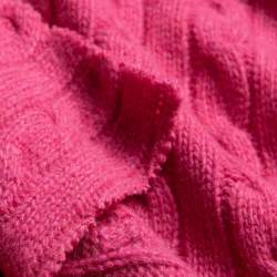 Arianna azalee, Strukturjersey Stoff, Italienischer Wollstri...