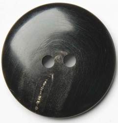 B�ffelhorn anthrazit 28 mm, Horn-Knopf, naturanthrazit farbe...