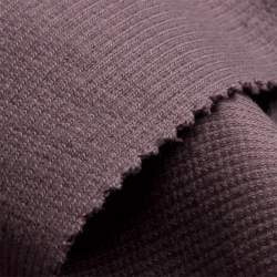 B�ndchen mauve, Rippen-Jersey / B�ndchen Stoff, Baumwolle, e...