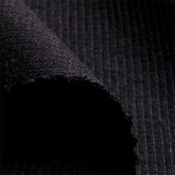 B�ndchen schwarz, Rippen-Jersey / B�ndchen Stoff, Baumwolle,...