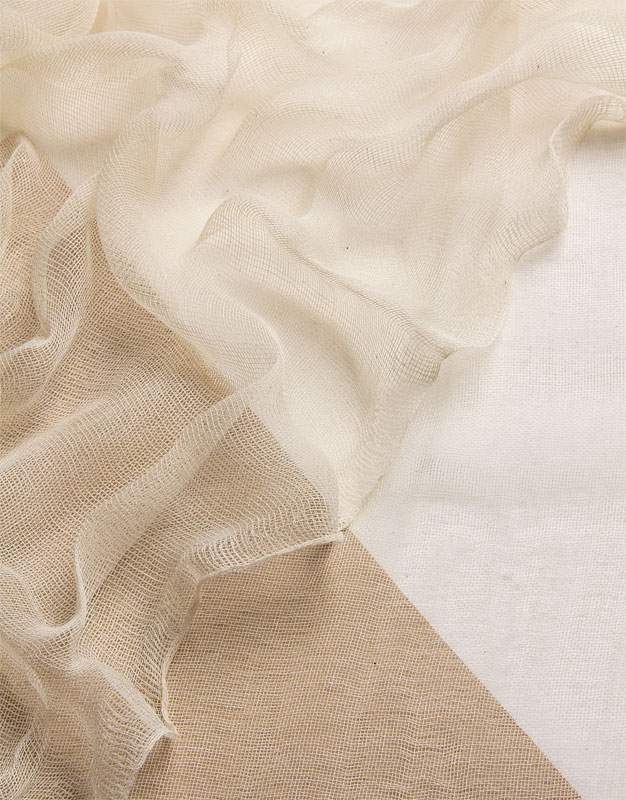Baumwollgaze 80, Woven, Fabrics, natural white, Cotton,