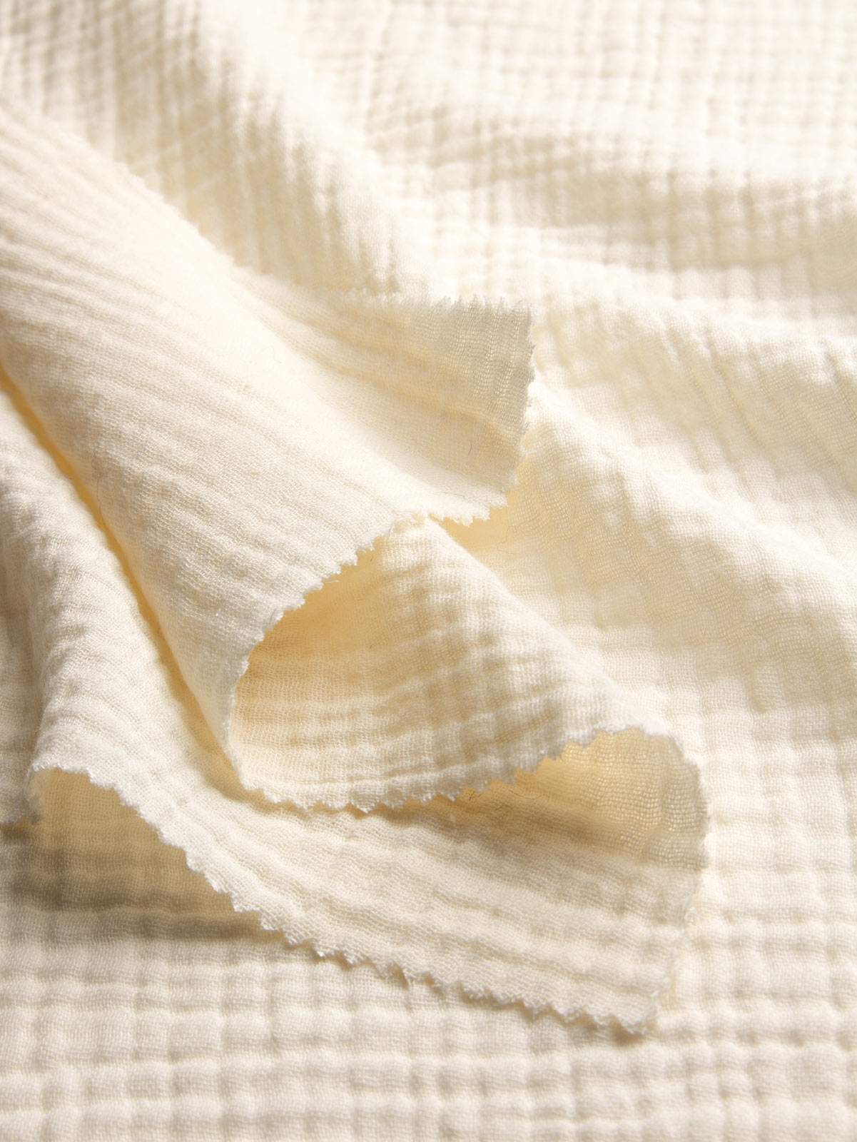 Double Gauze Gaze Stoff Kaufen Bio-Double-Gauze Creme 2, Gaze Mull