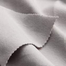 Bio-Rib-Jersey F20 kiesel, Restst�ck 100 cm