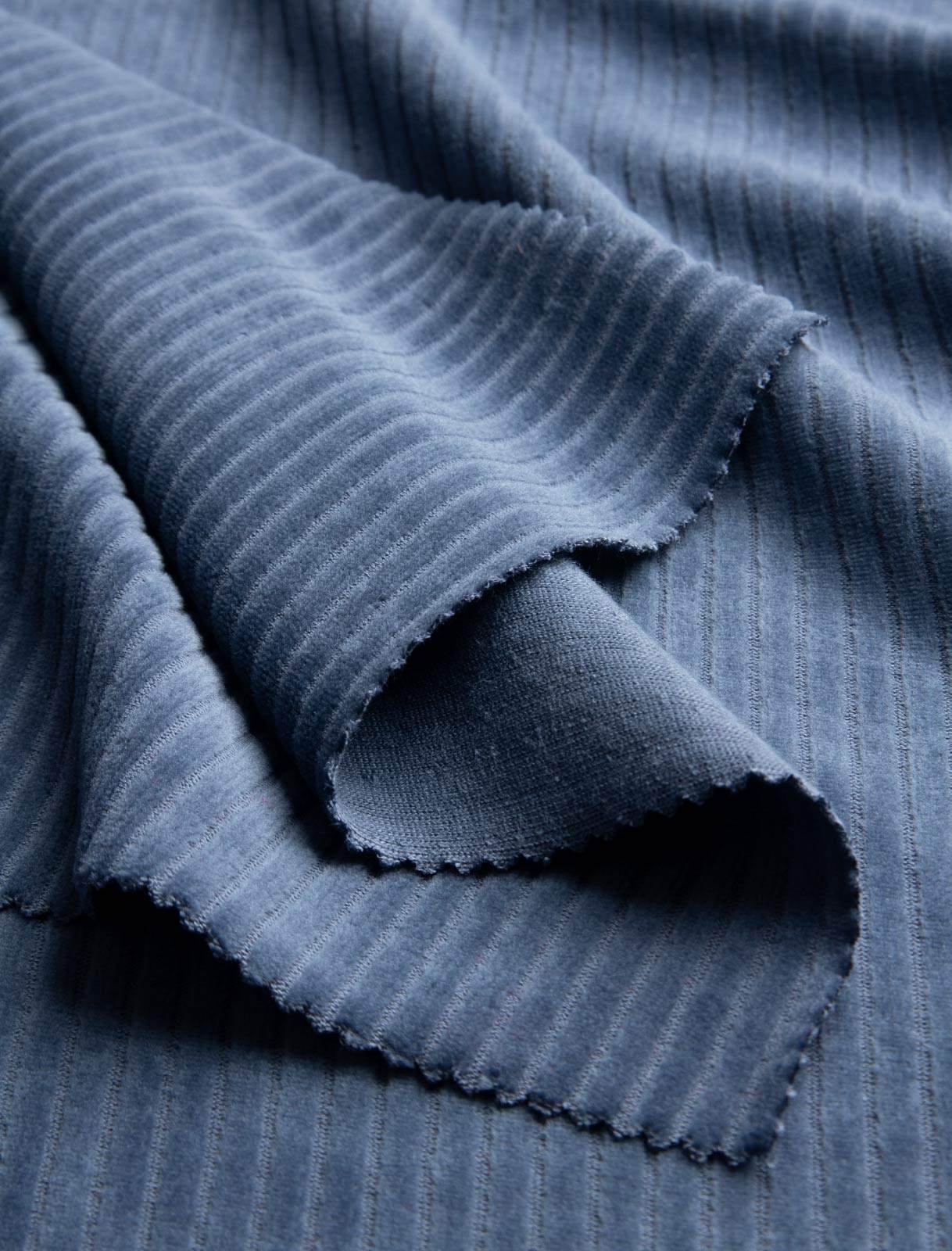 Bio-Cordnicky antique blue, taubenblau, Baumwolle,