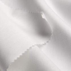 BW-Feingabardine, milchwei�, Baumwolle, Fein gewebter Gabard...