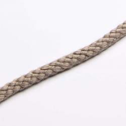 BW-Kordel beige 5 mm, Schnur, Baumwolle, Dekorative Baumwoll...