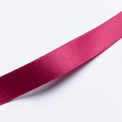 BW-Satinband 1,6 cm fuchsia, Baumwolle, Fein gewebtes Satinb...