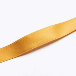 BW-Satinband 1,6 cm goldgelb, Baumwolle, Fein gewebtes Satin...