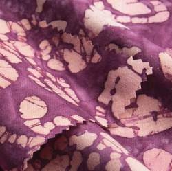 Baticolora purpurea, Nessel / Cretonne / Renforce Stoff, vio...