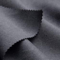 Bellina dark slate, Restst�ck 300 cm, Leinwandgewebe Stoff, ...