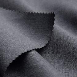 Bellina dark slate, Leinwandgewebe Stoff, dunkelgrau, Leinen...