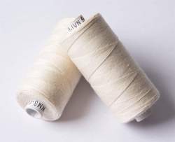Bio-BW-Garn 114/500, N�hgarn aus Bio-Baumwolle, naturwei�, B...