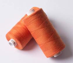 Bio-BW-Garn 783/500, N�hgarn aus Bio-Baumwolle, orange, Baum...