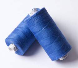 Bio-BW-Garn 8301/500, N�hgarn aus Bio-Baumwolle, blau, Baumw...