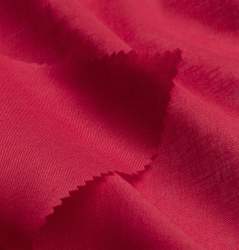 Bio-Batist mohn, Batist / Musselin / Voile Stoff, mohnrot, B...