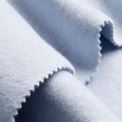 Bio-Bw-Fleece pastellblau, hellblau, Baumwolle, kuschelweich...