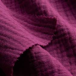 Bio-Double-Gauze beere, Gaze / Mull Stoff, Baumwolle, Doppel...