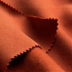 Bio-Feinsweat F05 terra, Sweatshirt Stoff, terracotta, Baumw...