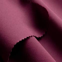Bio-Feintuch bordeaux 2, Restst�ck 340 cm, Popeline Stoff, w...
