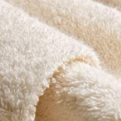 Bio-Frottee, naturwei�, Baumwolle, weicher Frottee aus 100% ...