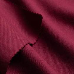 Bio-Gabardine dunkelrot, Baumwolle, Klassischer Gabardine au...