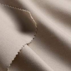 Bio-Gabardine sandbeige, Baumwolle, Klassischer Gabardine au...