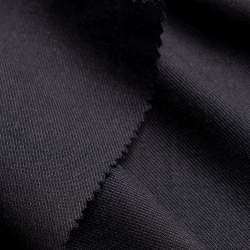 Bio-Gabardine schwarz, Baumwolle, Klassischer Gabardine aus ...