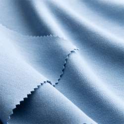 Bio-Interlock denim, Interlock-Jersey Stoff, indigoblau, Bau...