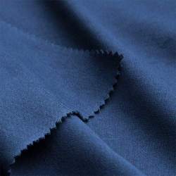 Bio-Interlock dunkelblau, Interlock-Jersey Stoff, Baumwolle,...