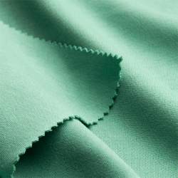 Bio-Interlock mint 2, Interlock-Jersey Stoff, Baumwolle, fei...