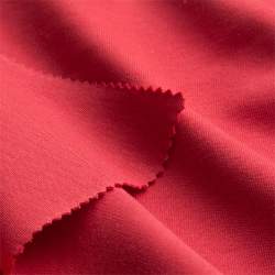 Bio-Interlock rot, Interlock-Jersey Stoff, Baumwolle, feiner...