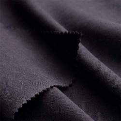 Bio-Interlock schwarz 5, Interlock-Jersey Stoff, Baumwolle, ...