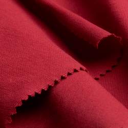 Bio-Jersey F03 kirschrot, Single-Jersey Stoff, Baumwolle, El...
