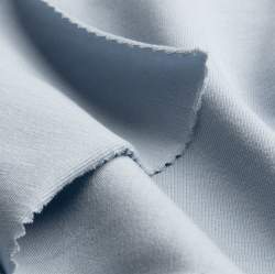 Bio-Jersey F12 hellblau, Single-Jersey Stoff, himmelblau, Ba...