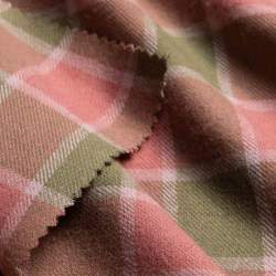 Bio-Jonella malve, Flanell Stoff, Baumwolle, Malve, Oliv und...