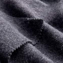 Bio-Merino-Feinwalk anthrazit, Restst�ck 190 cm , Nutzbreite...