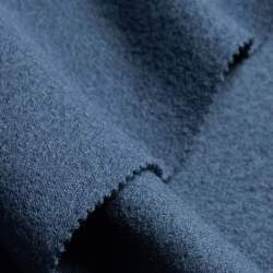 Bio-Merino-Feinwalk denim, Walkstoffe / Wollwalk Stoff, jean...
