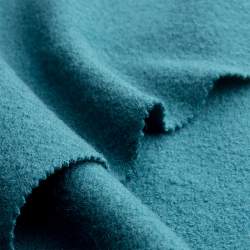 Bio-Merino-Feinwalk petrol, Walkstoffe / Wollwalk Stoff, Sch...