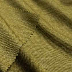 Bio-Merino-Visko-Jersey olive, Rippen-Jersey / B�ndchen Stof...