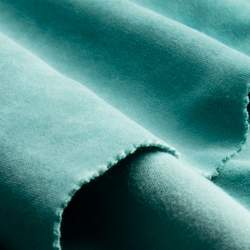 Bio-Nicky frozen turquoise, t�rkis, Baumwolle, Um einen hoch...