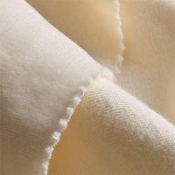 Bio-Nicky natural white, Restst�ck 110 cm, naturwei�, Baumwo...