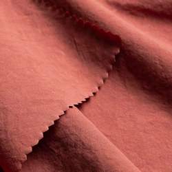 Bio-Perkal siena, sienna-rot, Baumwolle, Ultrafeiner Bio-Bau...
