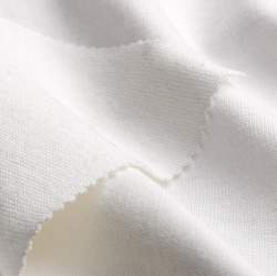 Bio-Rib-Jersey F01 porzellan, Rippen-Jersey / B�ndchen Stoff...
